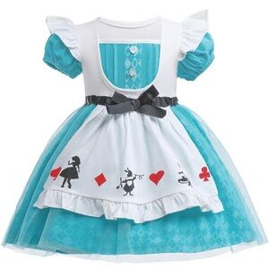Disney Alice in Wonderland Inspired Costume Dress - NWOT